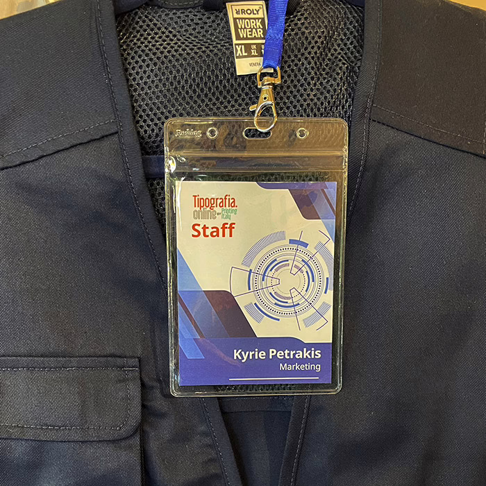 Stampa Badge Personalizzati – Con o Senza Portabadge Plastico