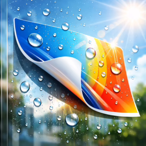 Adesivo PVC Impermeabile per Esterni